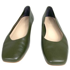 Everlane Olive Green Flats